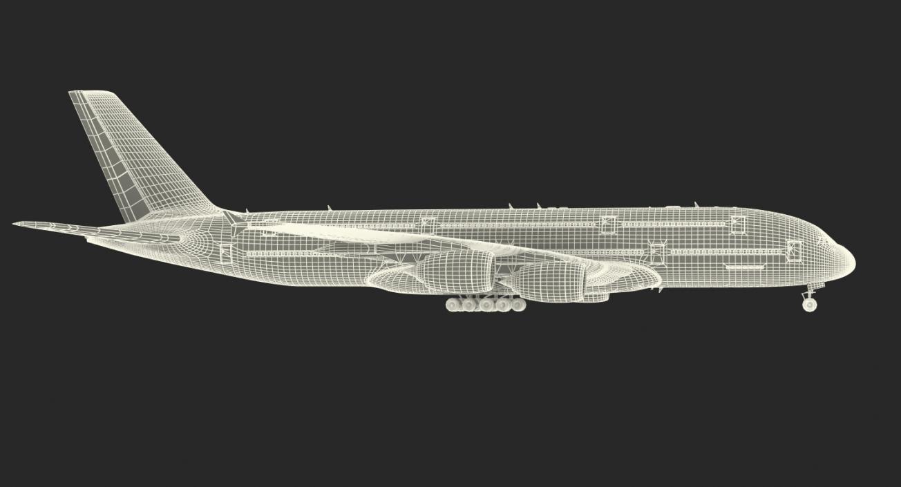 Airbus A380-1000 Air France 3D